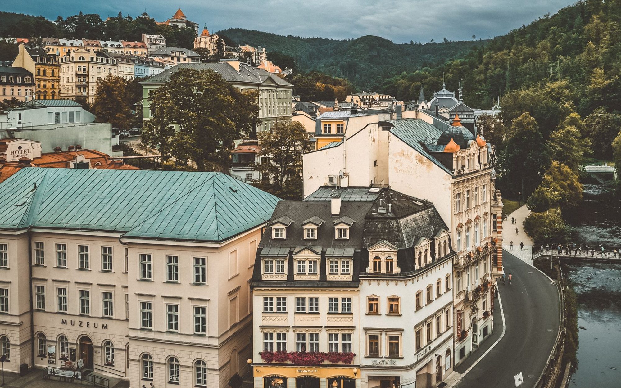 Krakowska starówka w okolicy restauracji